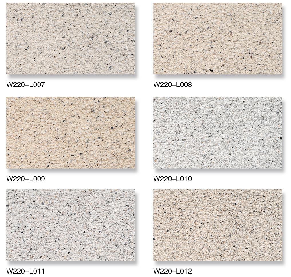 泰斯特愛丁堡灰泥外墻W220系列產品 荔枝面電子色卡 泰斯特愛丁堡灰泥外墻W220系列產品 荔枝面電子色卡